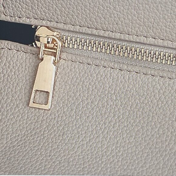 The Tote bag for Women, Leather Muddy gray #765 - Picture 12 of 12